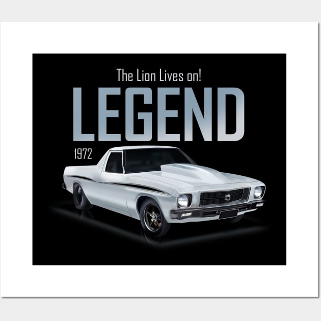 Holden HQ UTE Wall Art by hardtbonez